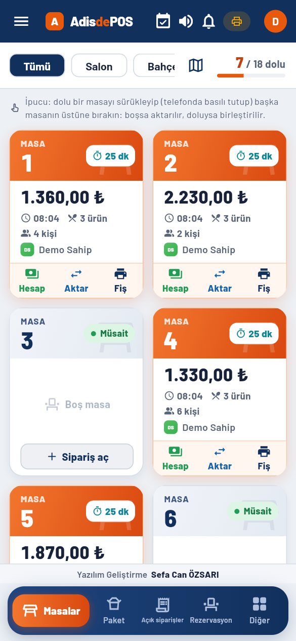 Giriş ve personel ekranı